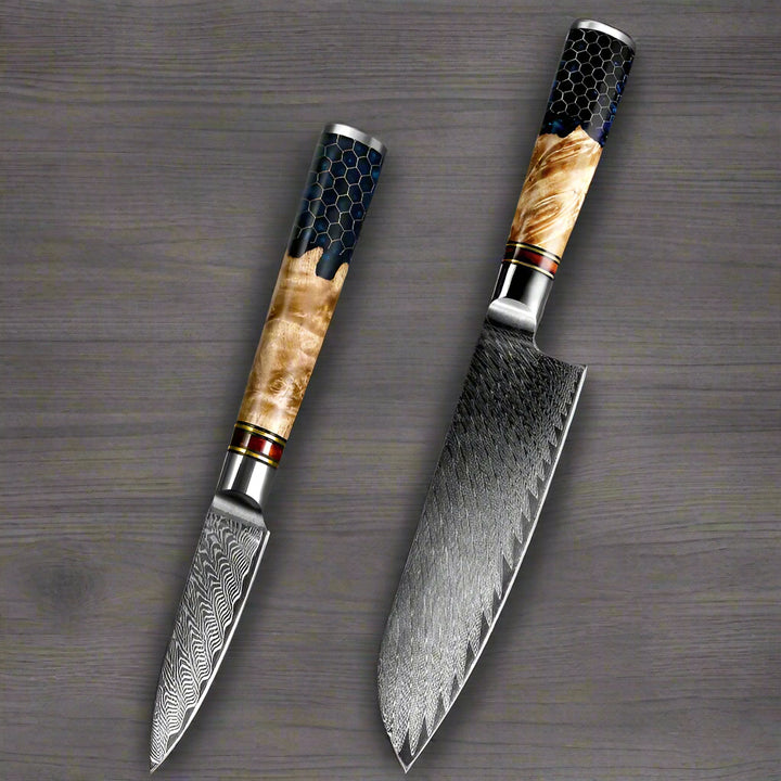 Kuro Forge 1-3 Piece Honeycomb Series Knife Set