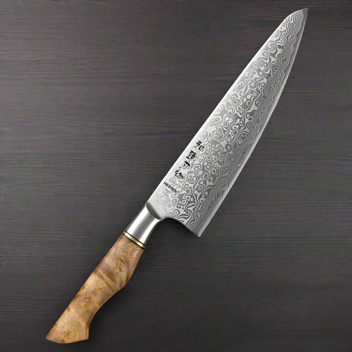 Kuro Forge 1-5-Piece Artisan Teak Handled Knife Set