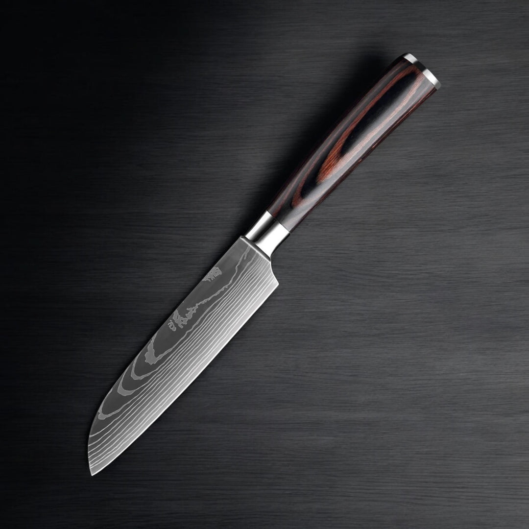 Kuro Forge 1-9 Piece Natural Wood Knife Set