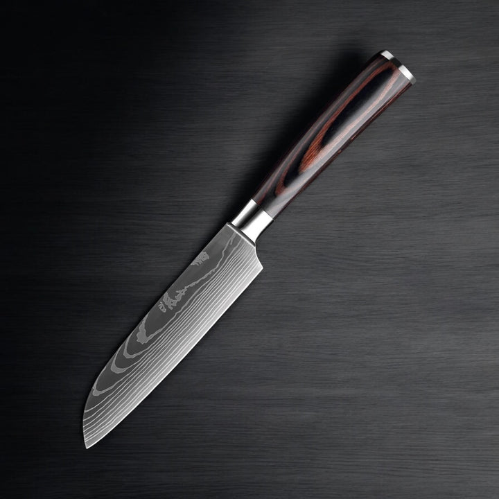 Kuro Forge 1-9 Piece Natural Wood Knife Set