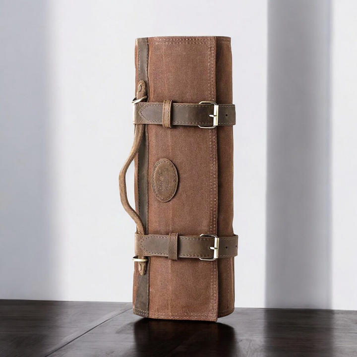 Kuro Forge Premium Leather Knife Roll
