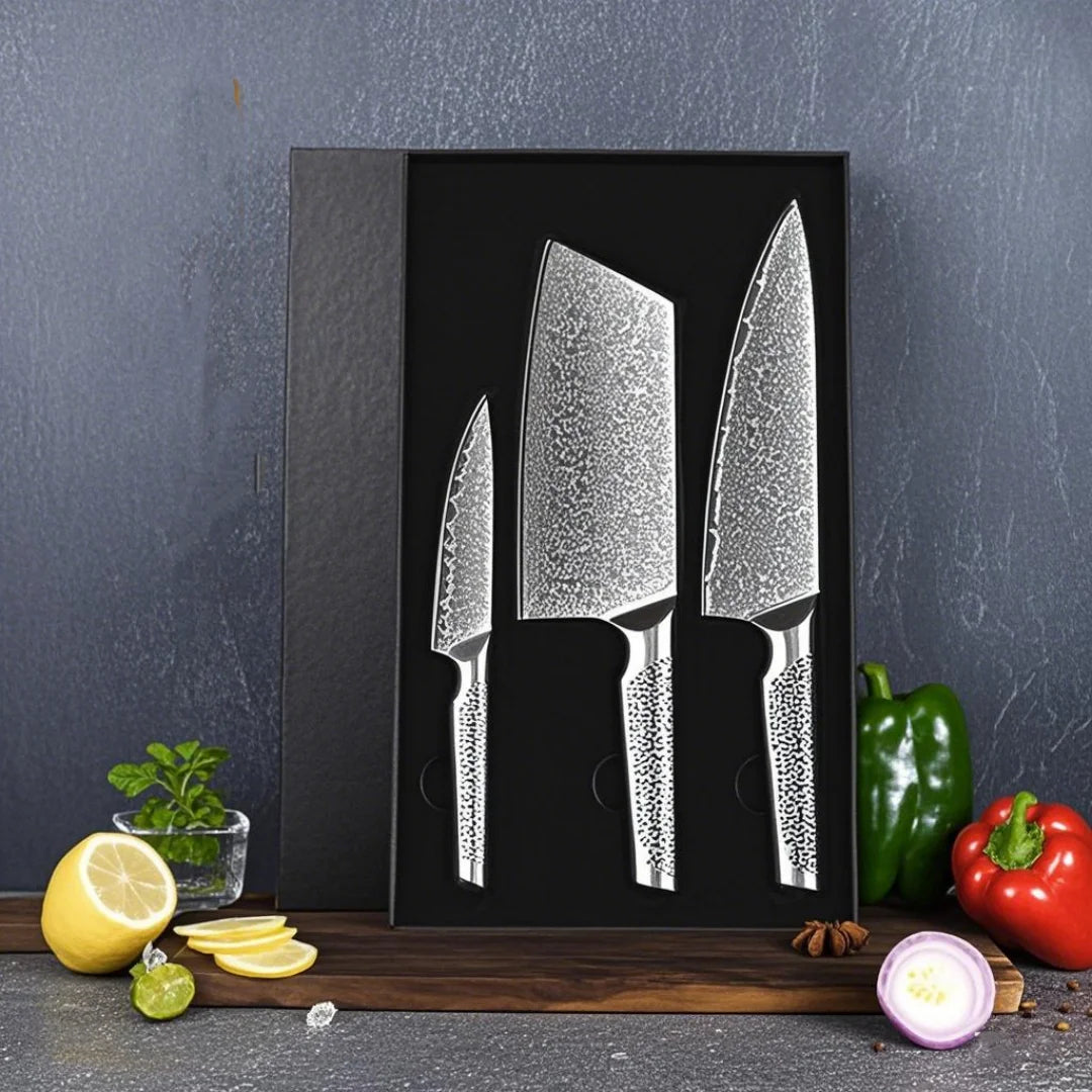 Kuro Forge 1-3 Piece Stainless Steel Knife Set