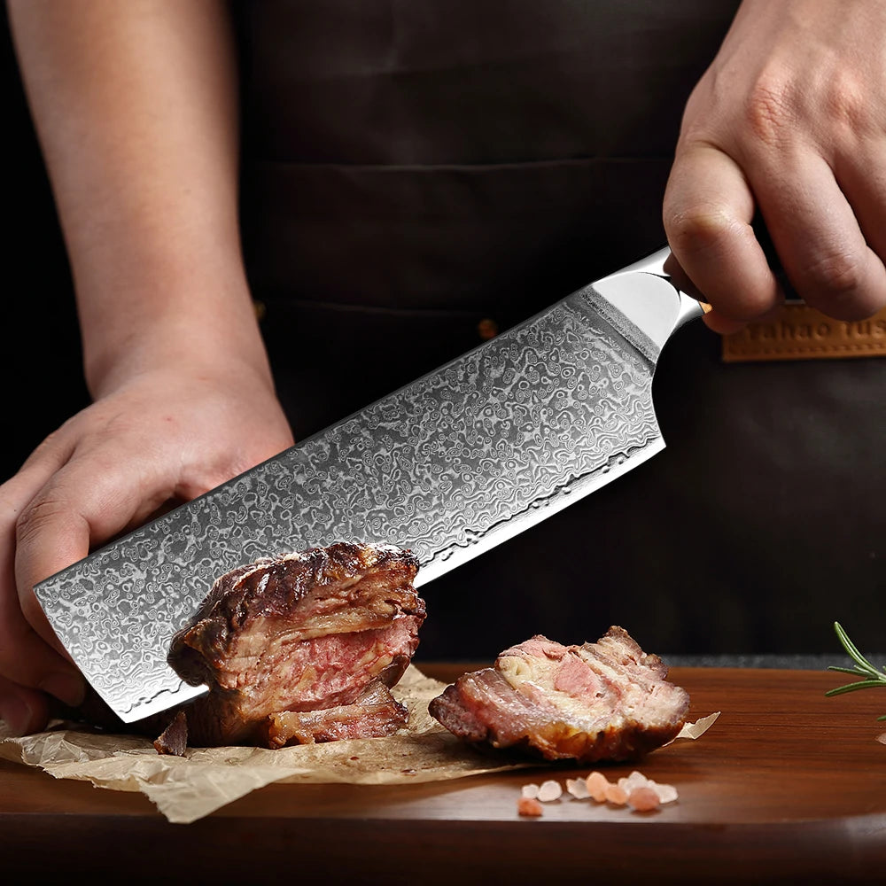 Kuro Forge 1-6 Piece Black Resin & Wooden Handled Knife Set